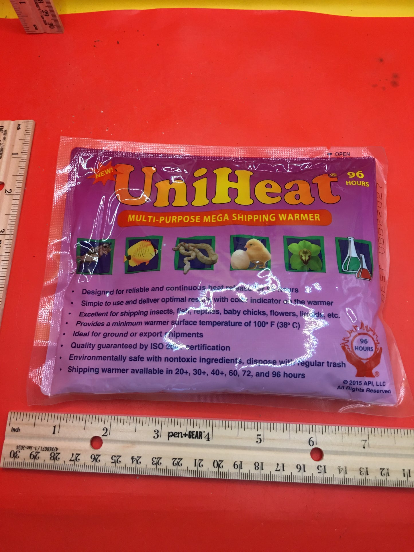 3 sizes of heat packs Available !