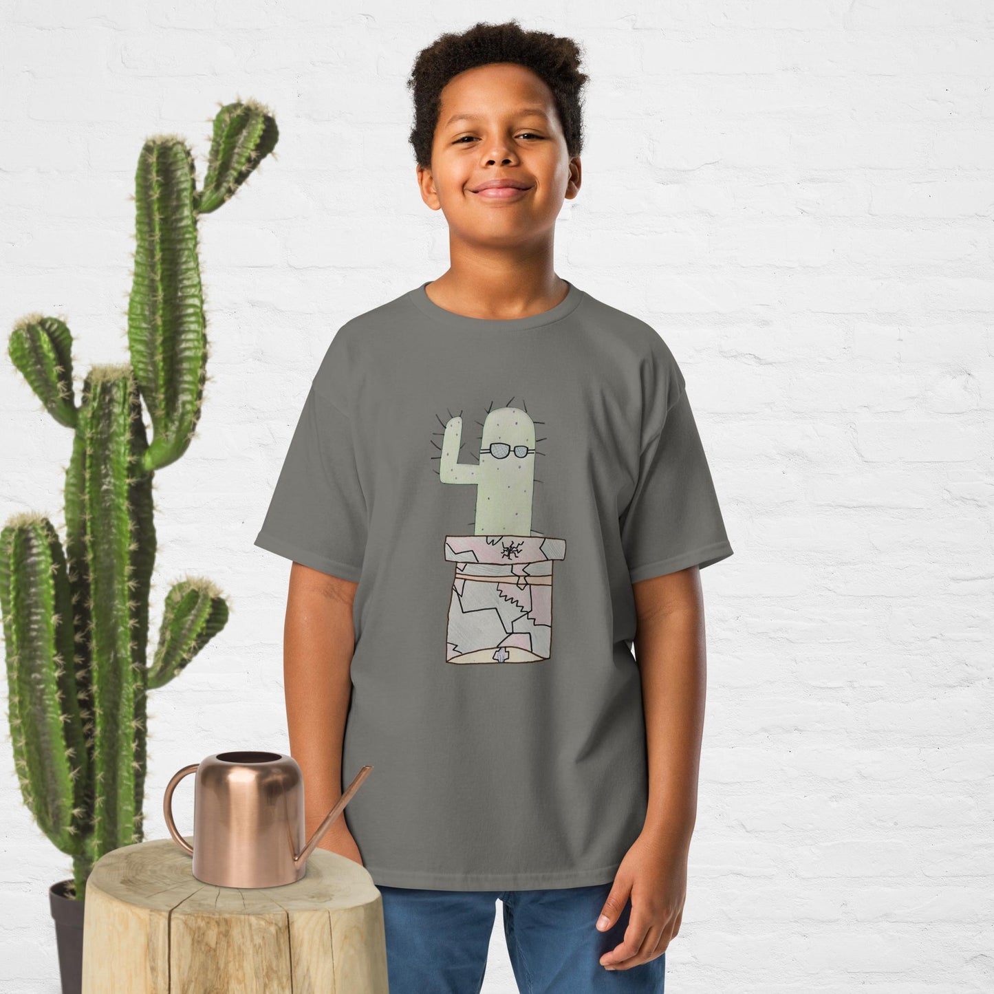 Huxleys “Cactus Man !” - Youth classic tee