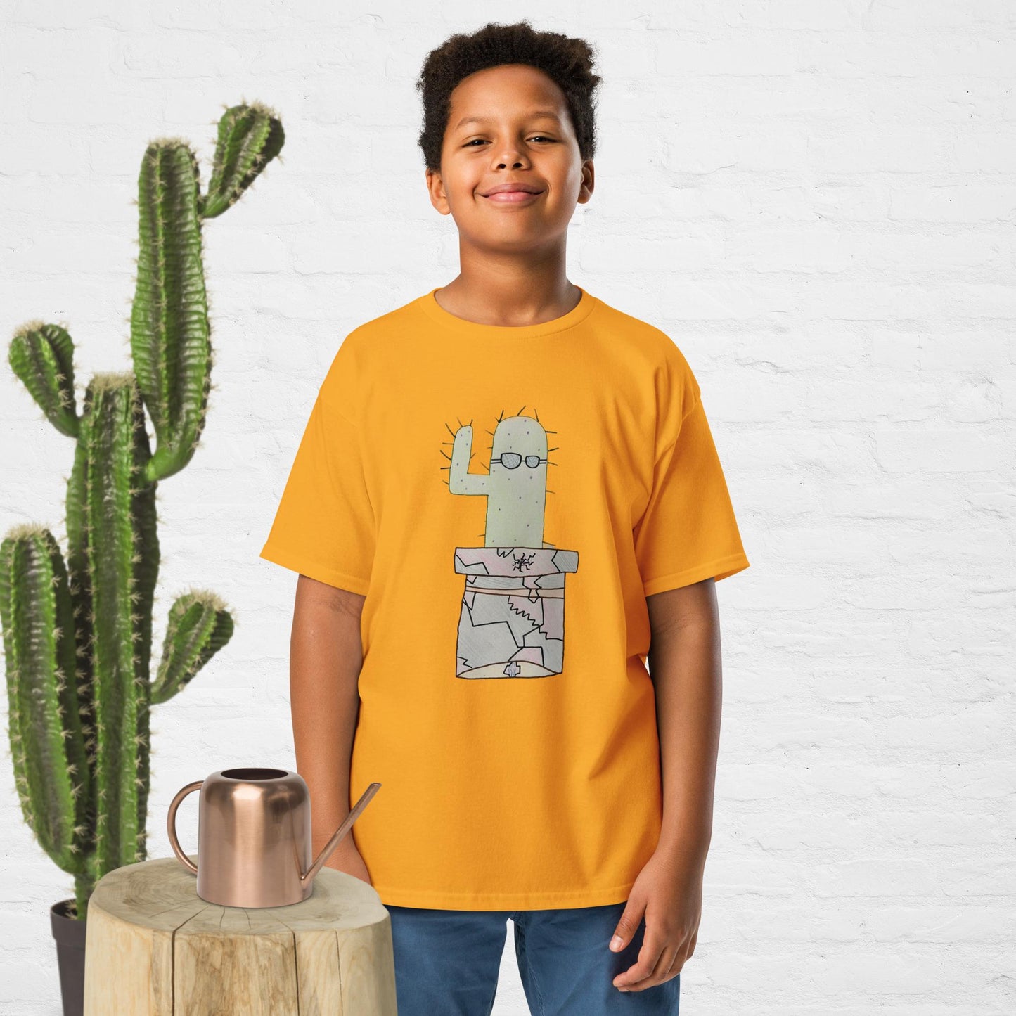 Huxleys “Cactus Man !” - Youth classic tee