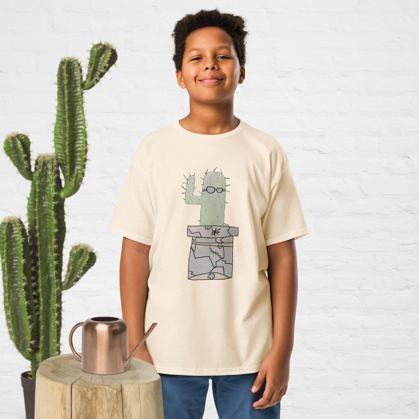 Huxleys “Cactus Man !” - Youth classic tee