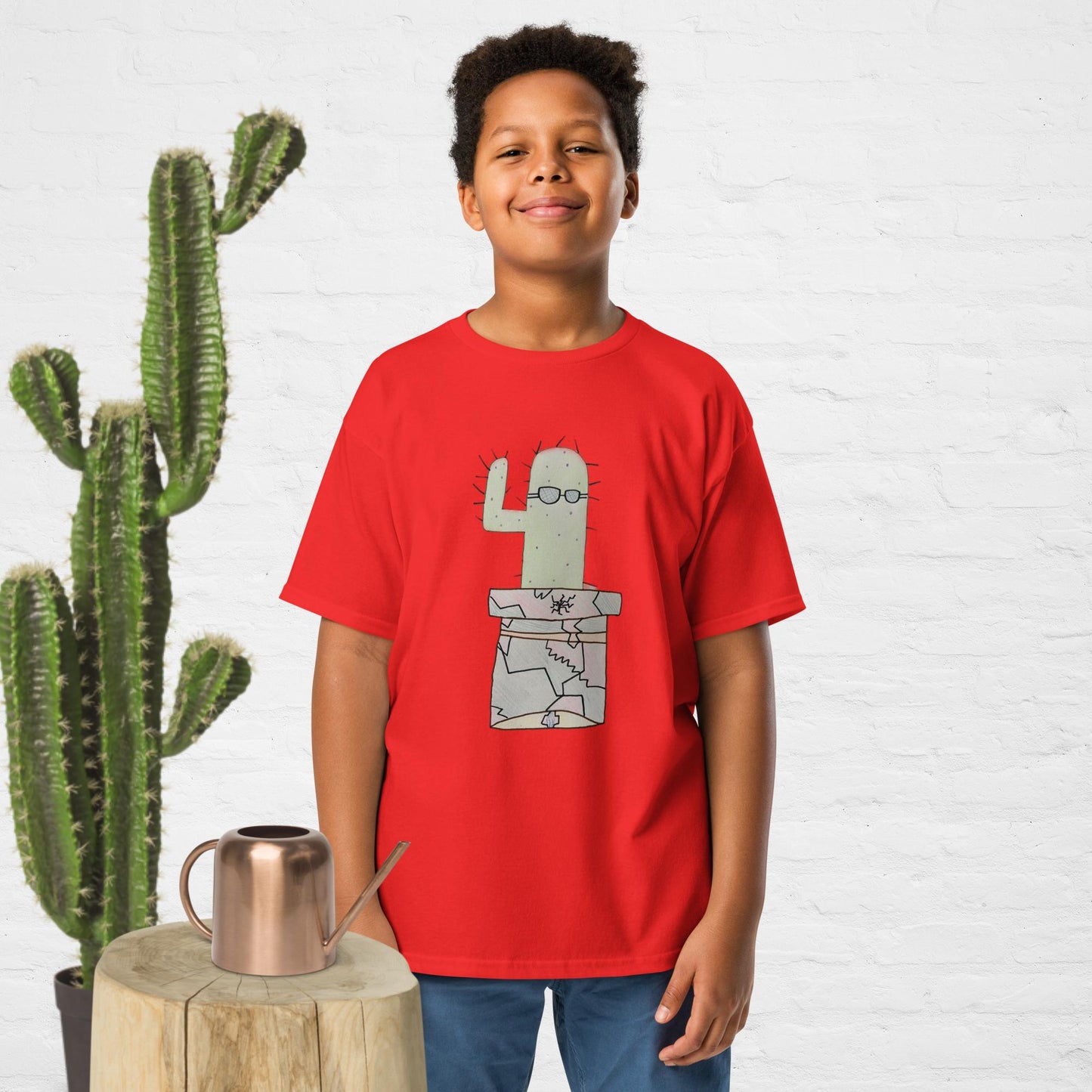 Huxleys “Cactus Man !” - Youth classic tee