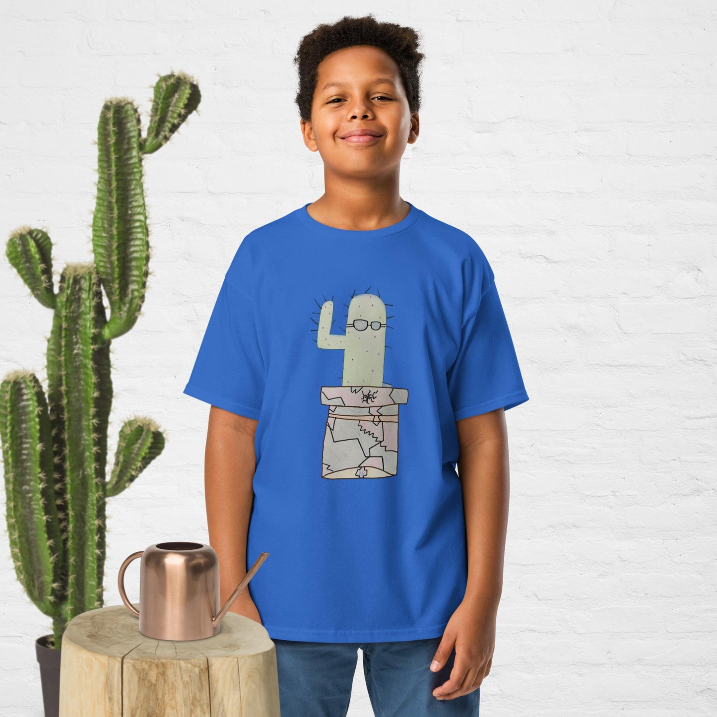 Huxleys “Cactus Man !” - Youth classic tee