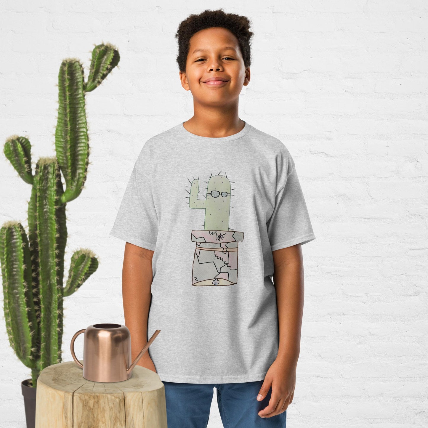 Huxleys “Cactus Man !” - Youth classic tee