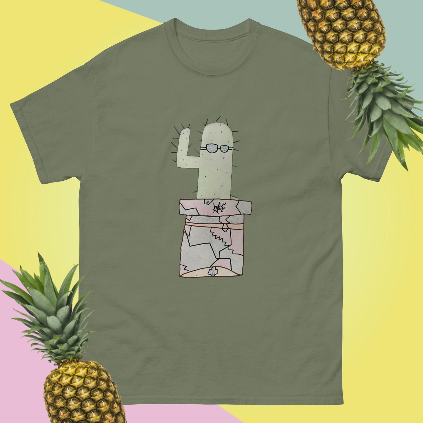 HUXLEY’S Cactus T-shirt !! S-XL tons of different colors available!